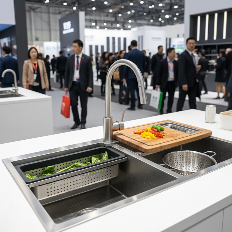 What is a multi functional double bowl sink at the 139th Canton Fair?