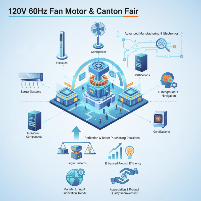 What is a 120v 60hz Fan Motor and its role in the Canton Fair?