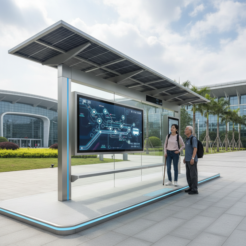 What are Digital Solar Bus Stops at the 139th Canton Fair?
