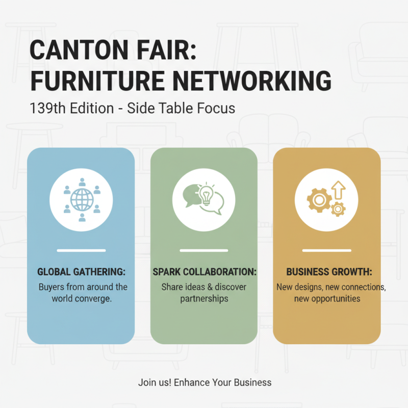 Why Choose a Side Table at the 139th Canton Fair?