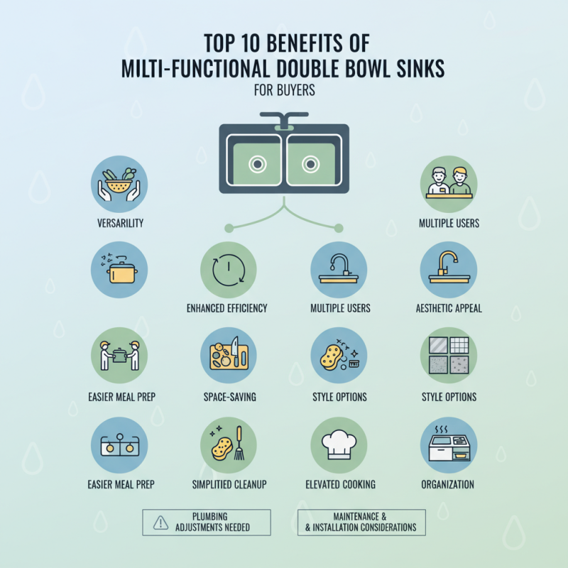 Top 10 Benefits of Multi Functional Double Bowl Sinks for Buyers?