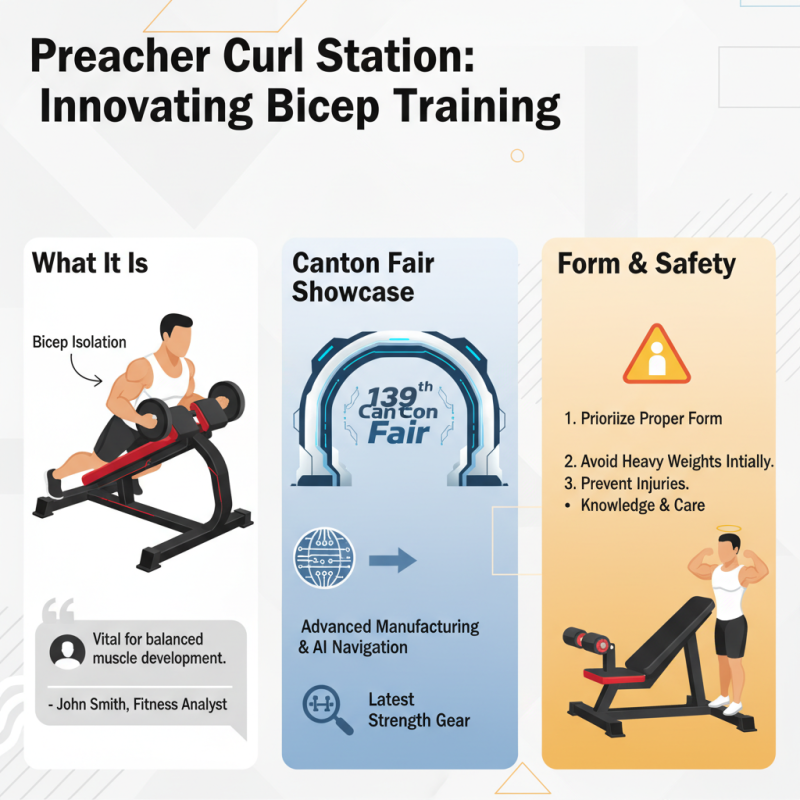 What is a Preacher Curl Station at the 139th Canton Fair?