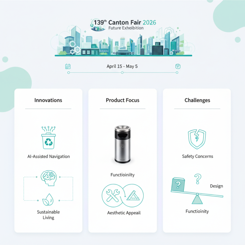 Best Cigarette Trash Cans at the 139th Canton Fair 2026?