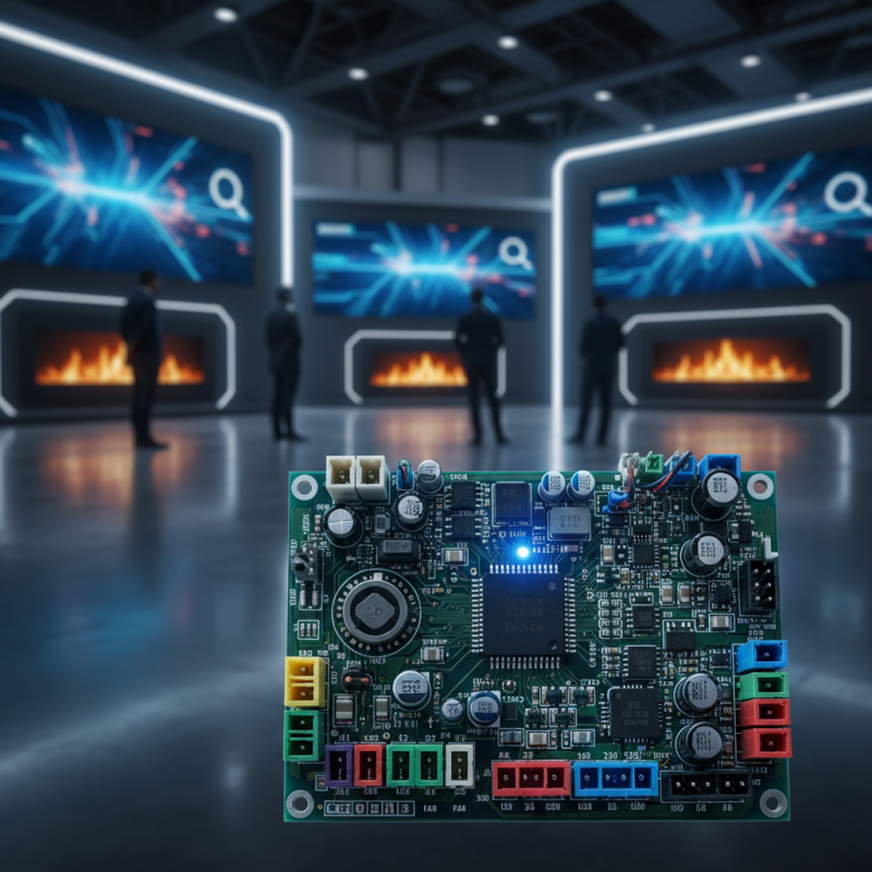 What is an electric fireplace control board at the 139th Canton Fair?