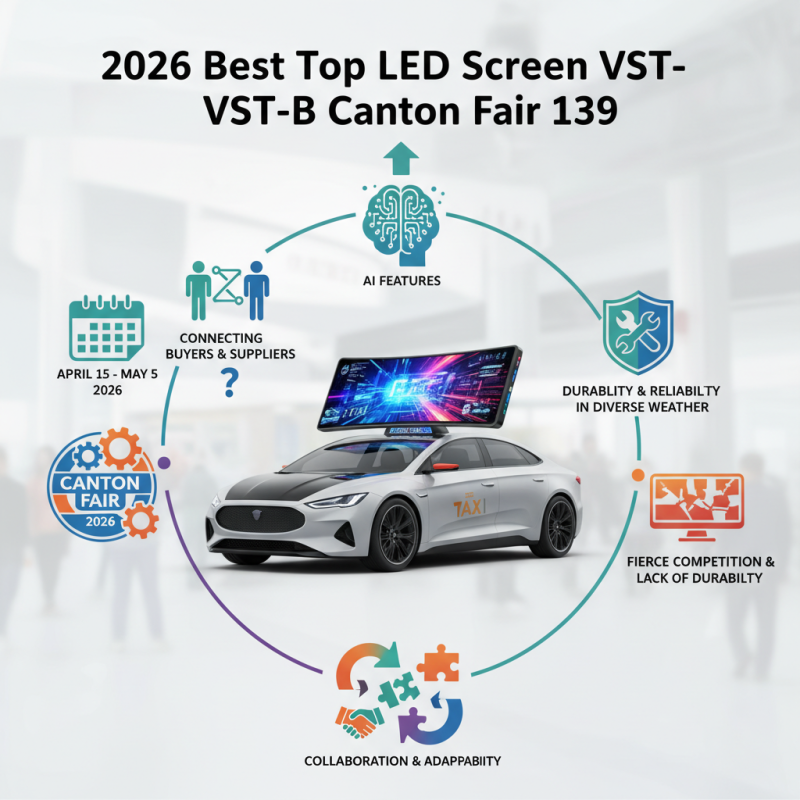 2026 Best Taxi Top LED Screen VST-B at Canton Fair 139?