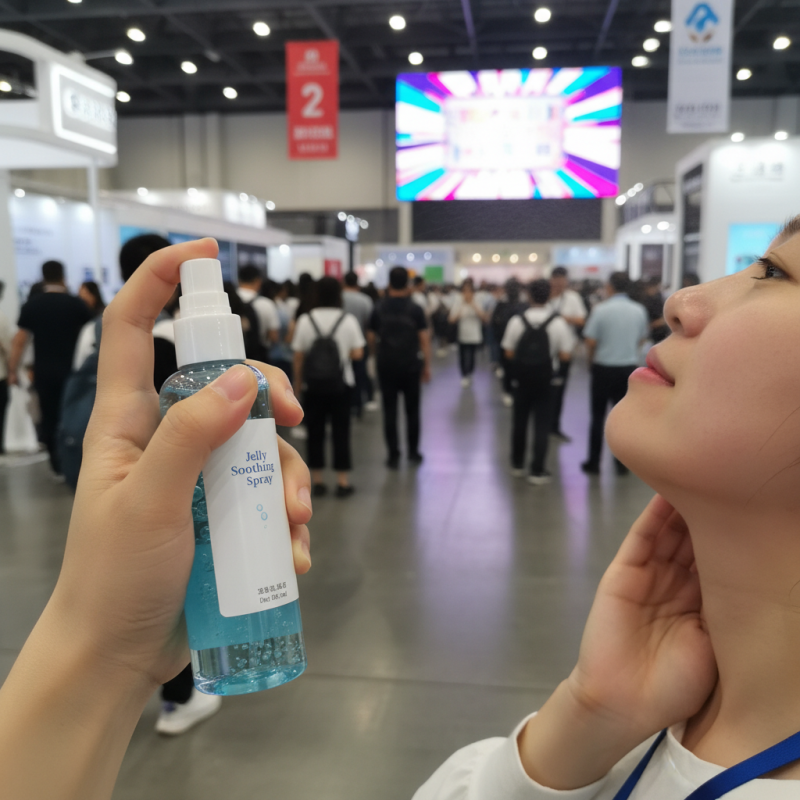 How to Use Jelly Soothing Spray at the 139th Canton Fair?