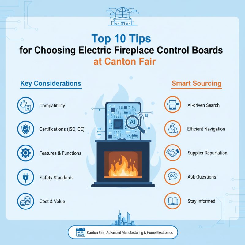 Top 10 Tips for Choosing Electric Fireplace Control Boards at Canton Fair?