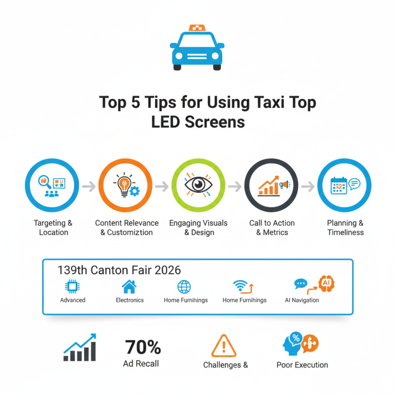 Top 5 Tips for Using Taxi Top LED Screen VST-B at Trade Shows?