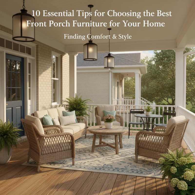 10 Essential Tips for Choosing the Best Front Porch Furniture for Your Home?