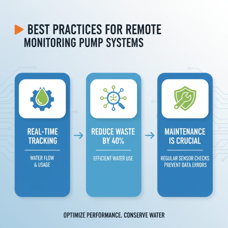 How to Use Remote Monitoring Pump for Efficient Water Management?