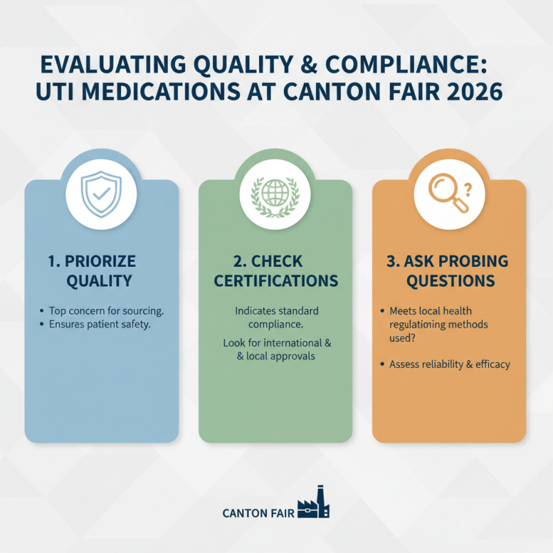 How to Source Urinary Tract Infection Drugs at Canton Fair 2026?