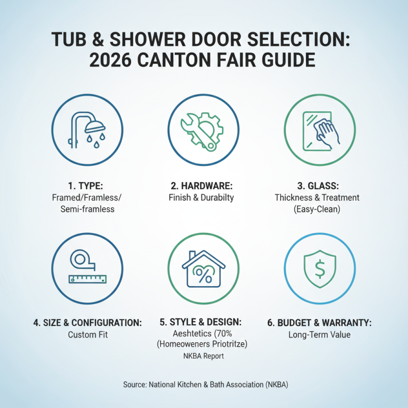 How to Choose Tub and Shower Doors at 2026 Canton Fair?