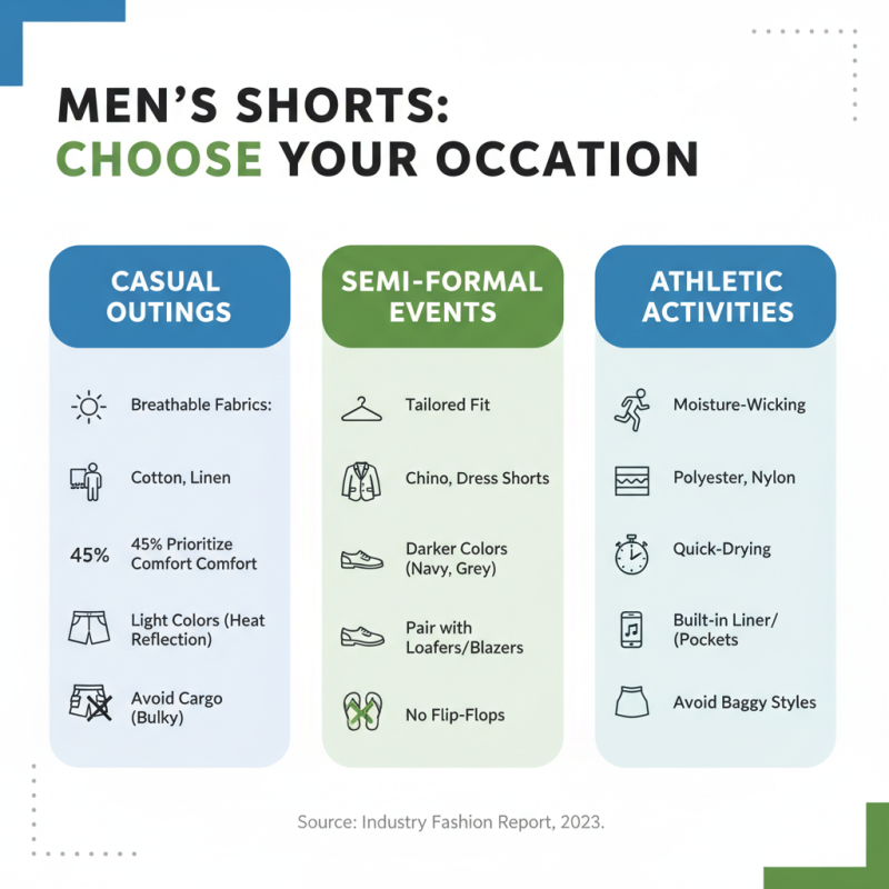 2026 How to Choose the Best Men's Shorts for Every Occasion?