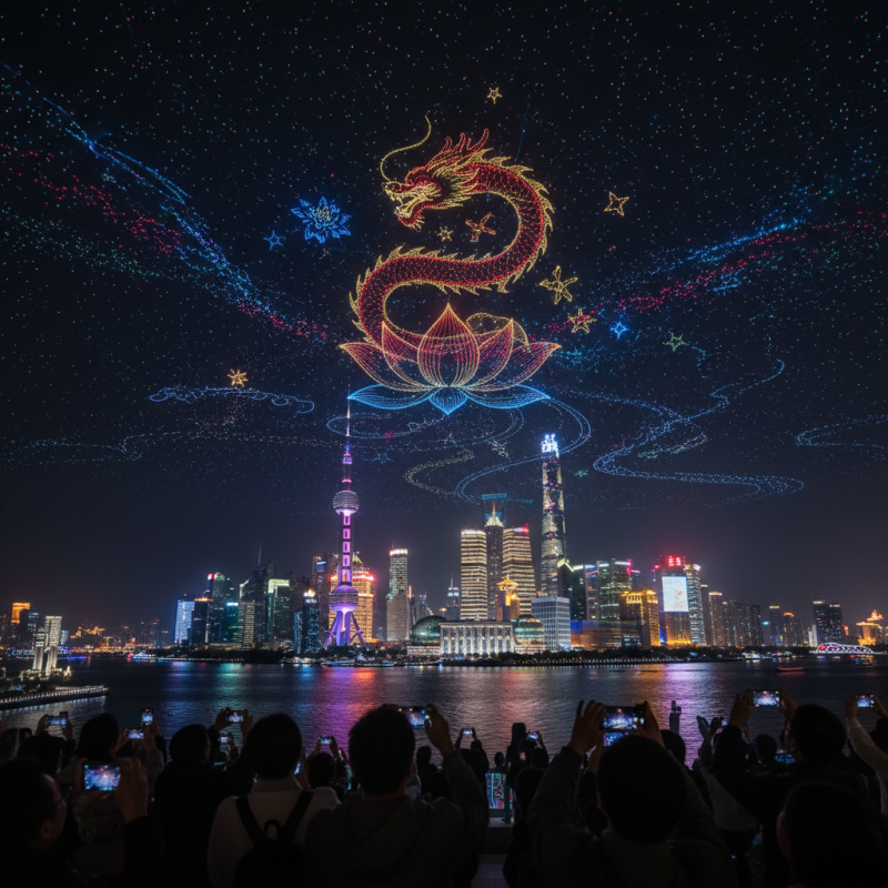 China Top 10 Drone Swarm Light Show Displays You Must Experience?