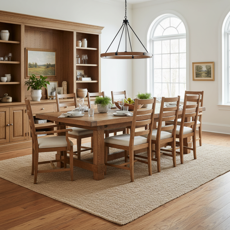 Solid Wood Table and 8 Chairs the Perfect Dining Set for Your Home?