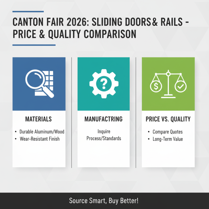 How to Choose Sliding Doors and Rails at 2026 Canton Fair?