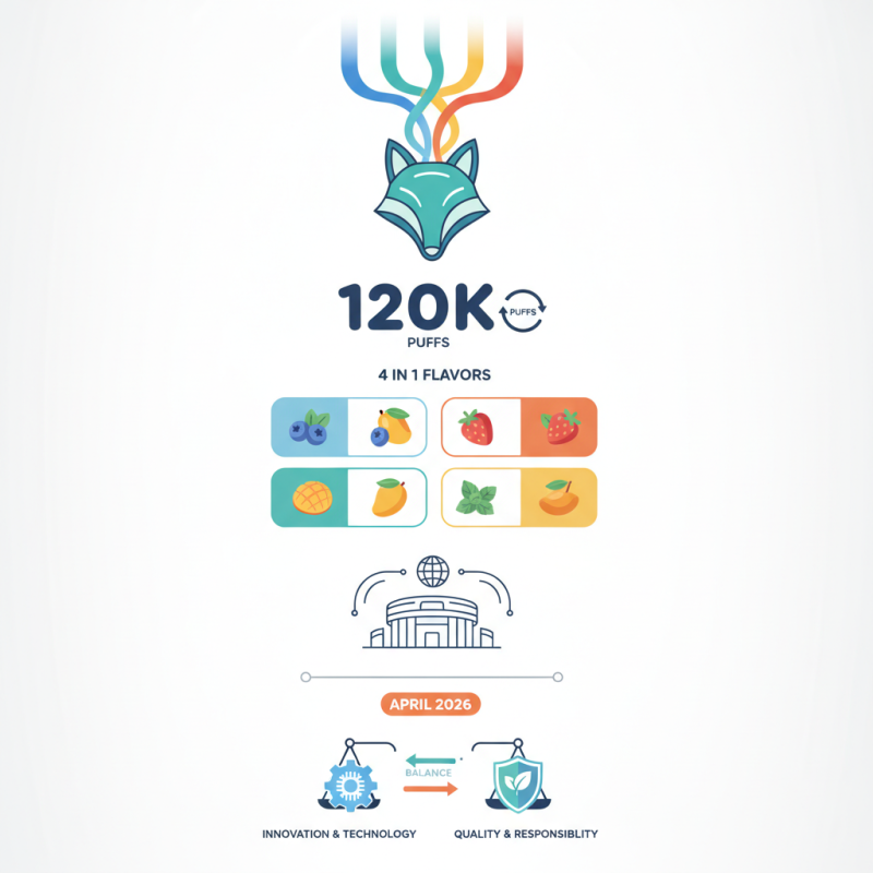 Discover Airmez Fox 120K Puffs 4 in 1 Flavors at 2026 Canton Fair?