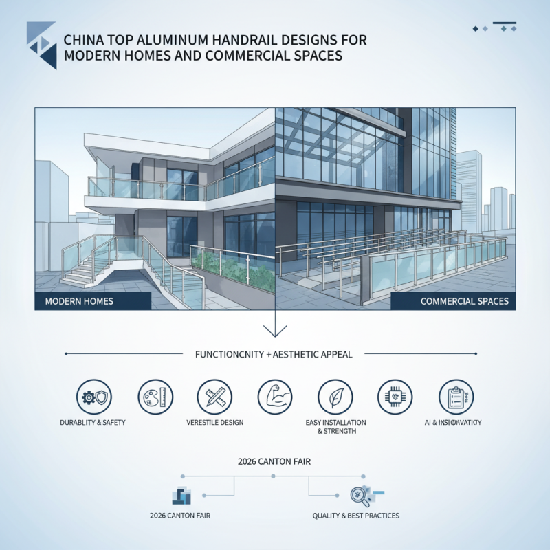China Top Aluminum Handrail Designs for Modern Homes and Commercial Spaces?