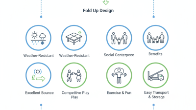 2026 Top Fold Up Outdoor Ping Pong Table Features and Benefits?