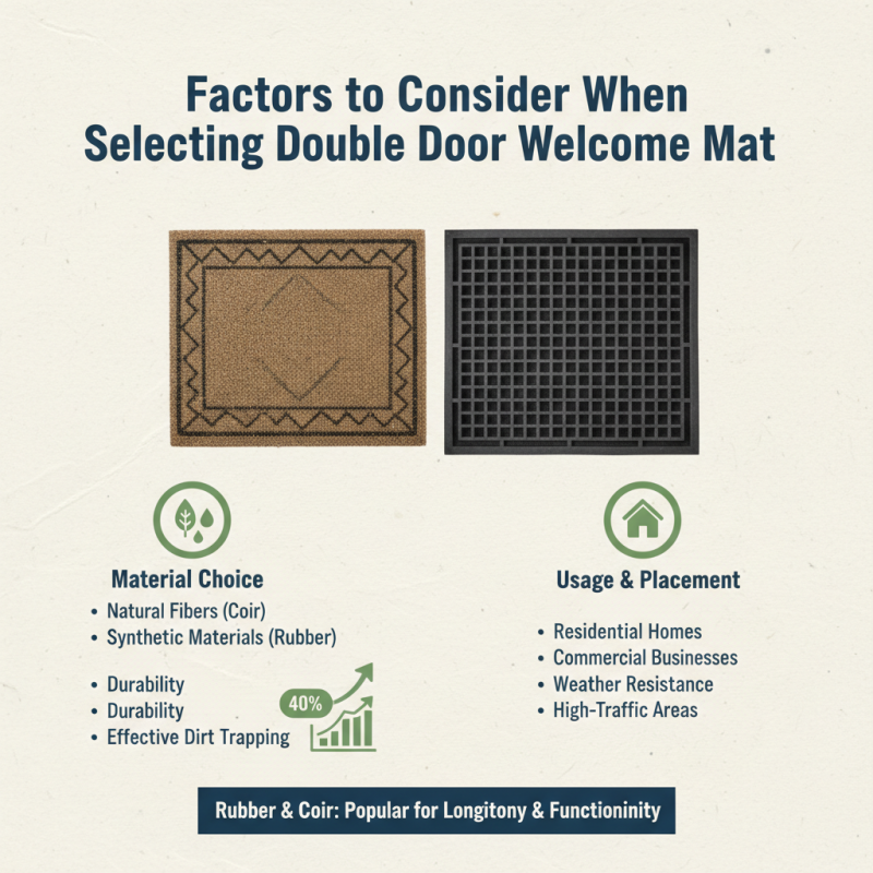 How to Choose the Best Double Door Welcome Mat for 2026 Canton Fair?