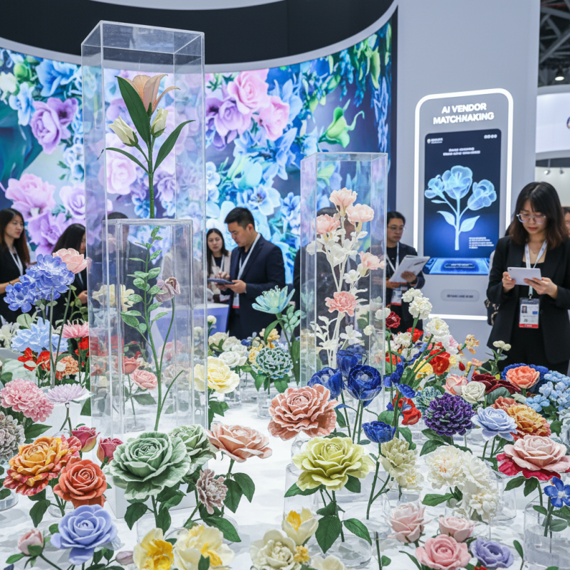 Top Rubber Flowers Artificial Trends at 2026 Canton Fair?