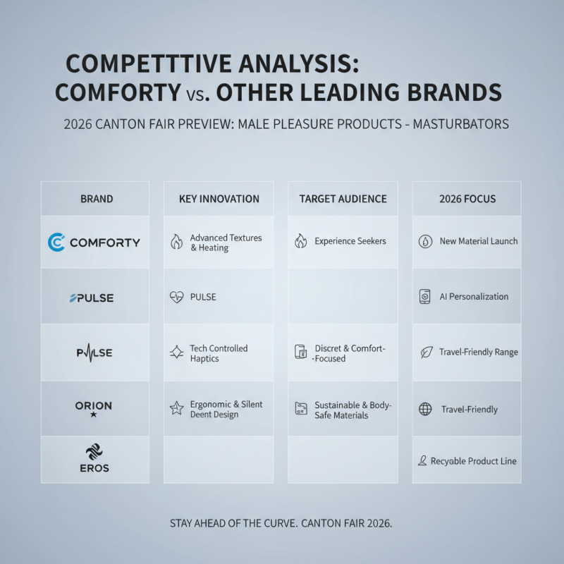 Top Comfly Male Masturbators Cup at 2026 Canton Fair?