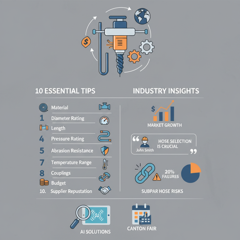 10 Essential Tips for Choosing the Best Rock Drill Air Hose
