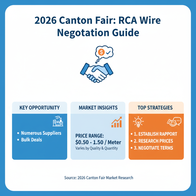 How to Source Rca Wire at the 2026 Canton Fair?