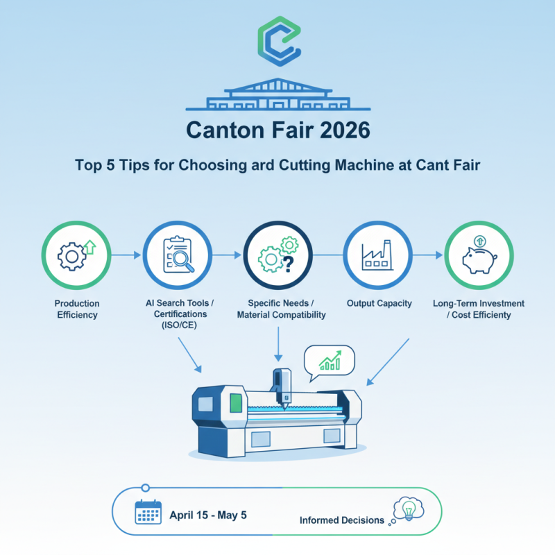 Top 5 Tips for Choosing a Cutting Machine at Canton Fair 2026?