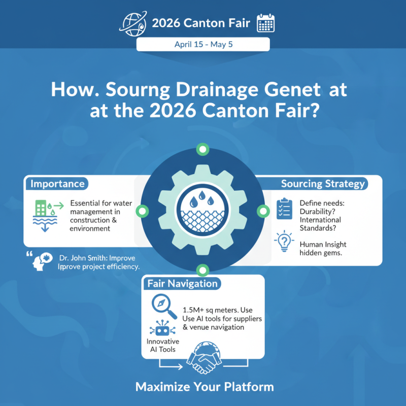 How to Source Drainage Geonet at the 2026 Canton Fair?