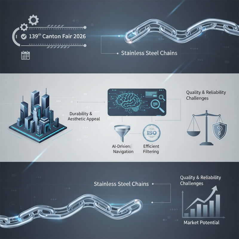 Top Stainless Steel Chains Trends for 2026 Canton Fair?