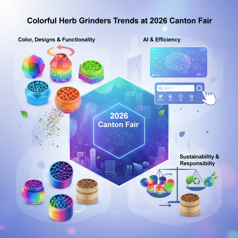 Colorful Herb Grinders Trends at 2026 Canton Fair Insights?