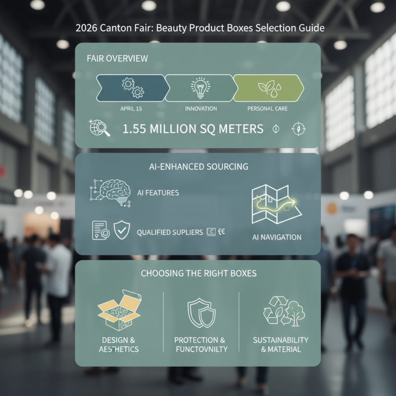 How to Choose the Best Beauty Product Boxes at Canton Fair 2026?