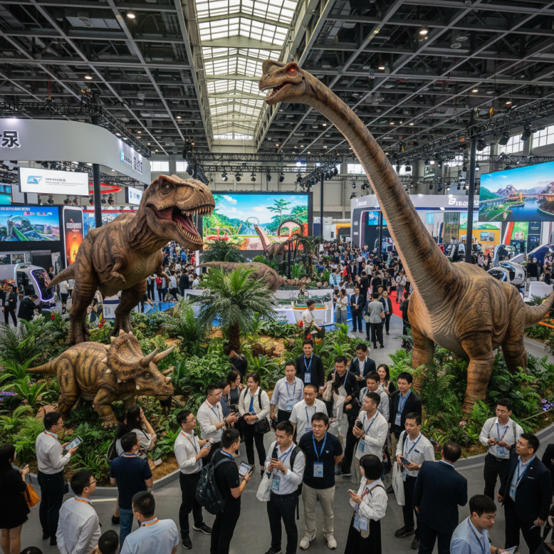 China's 2026 Canton Fair Features Amusement Park Dinosaurs?