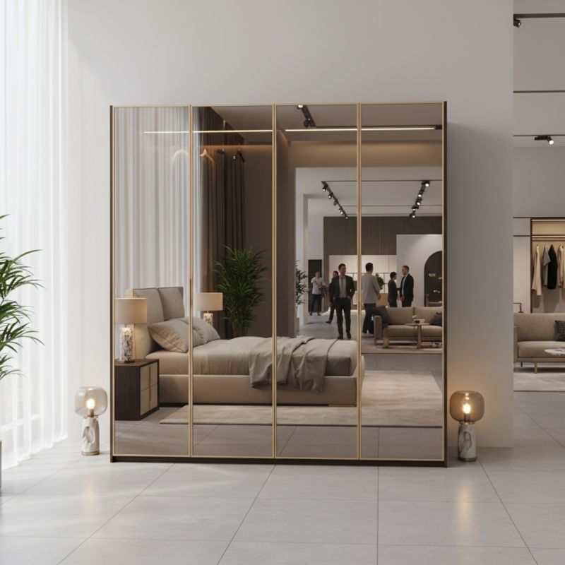 Top 10 Stylish Wardrobes with Big Mirrors at 2026 Canton Fair?
