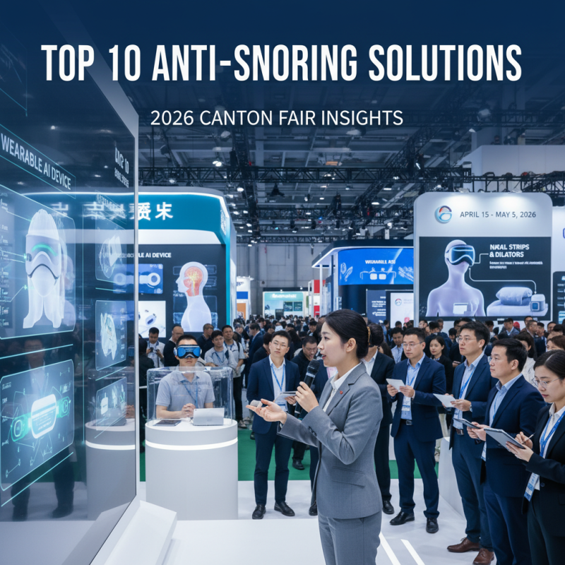 Top 10 Anti Snoring Solutions at 2026 Canton Fair Insights?