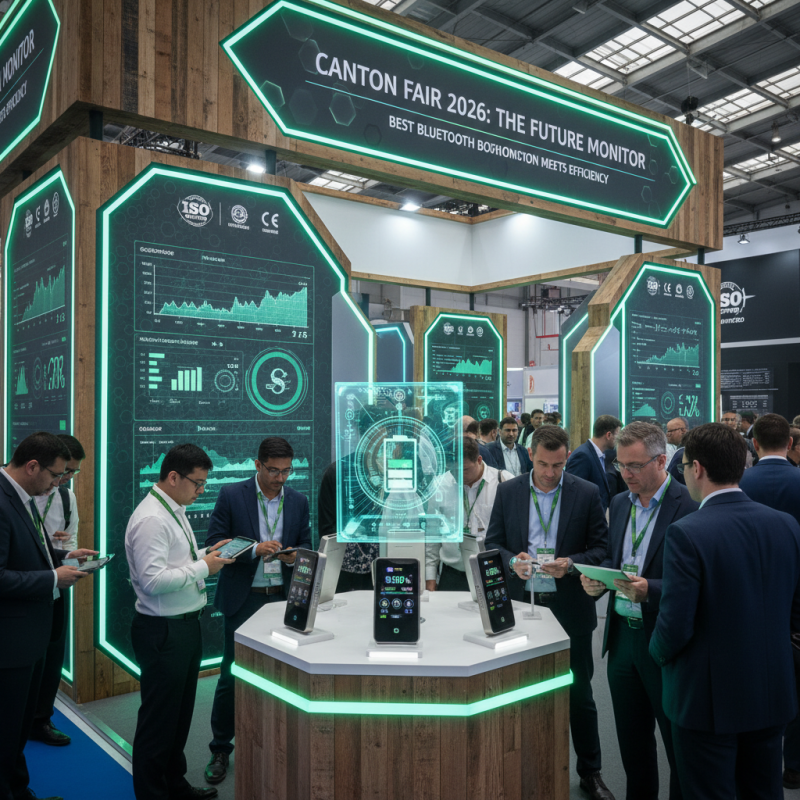 Mejor Monitor De Batería Bt 2026 Tendencias En La Feria De Cantón