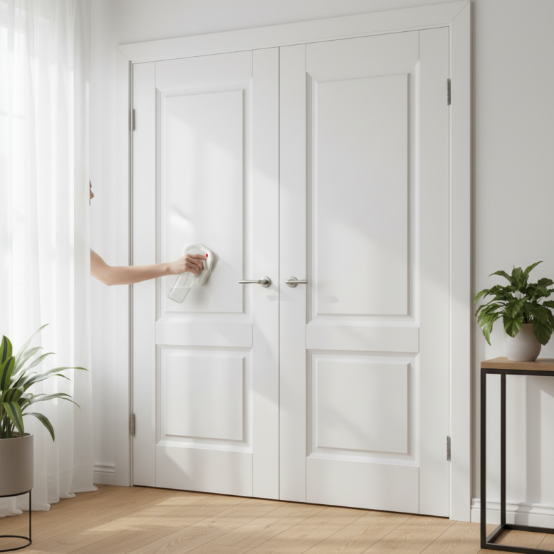 How to Clean White Painted Wooden Doors Without Yellowing in 2026?