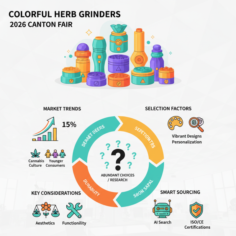 How to Choose Colorful Herb Grinders at the 2026 Canton Fair?