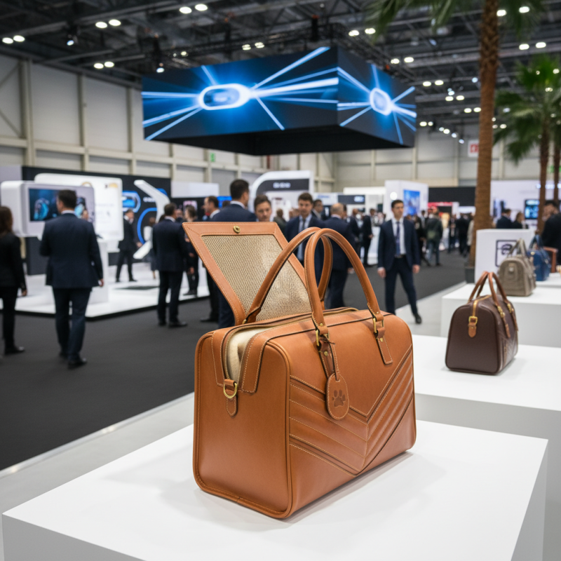 Ackmie Custom Leather Pet Bag Launch at 2026 Canton Fair?