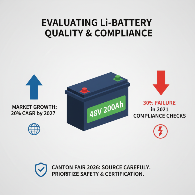 How to Source Lithium Battery 200ah 48v at Canton Fair 2026?
