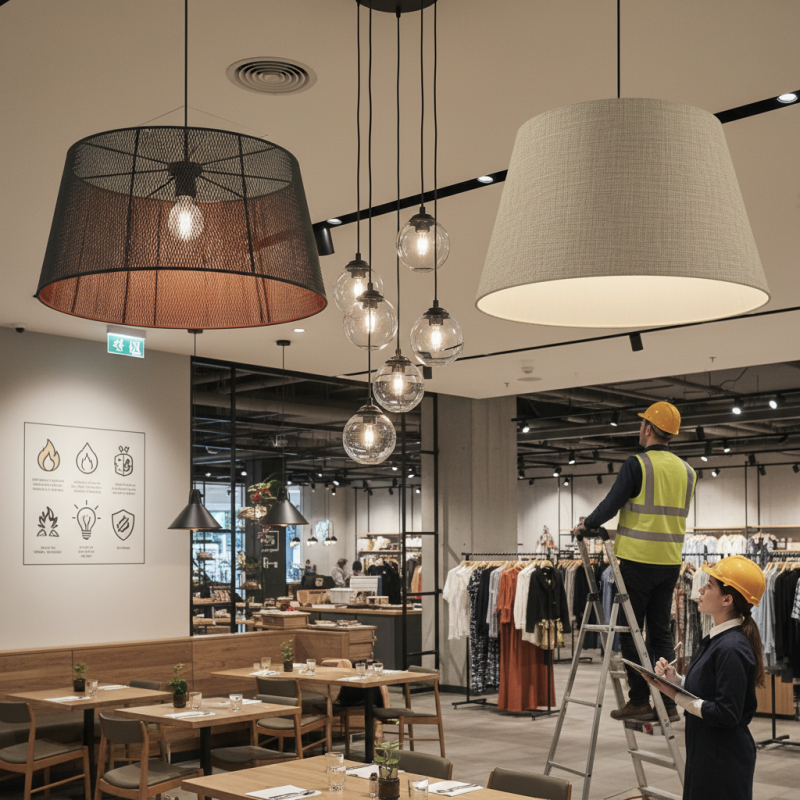 Why Are Fire Safety Requirements Important for Commercial Pendant Lights?