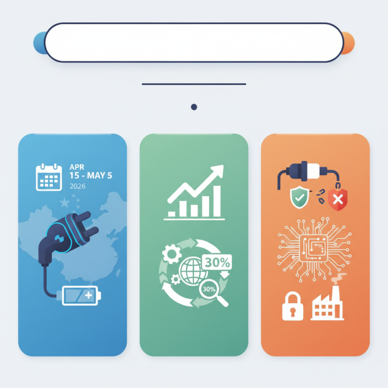 Top EV Charger Plug Trends at 2026 Canton Fair in China?