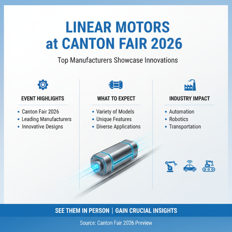 Best Linear Motors to Discover at 2026 Canton Fair?