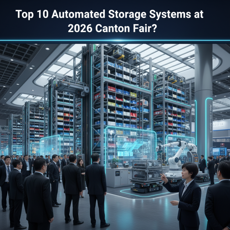 Top 10 Automated Storage Systems at 2026 Canton Fair?