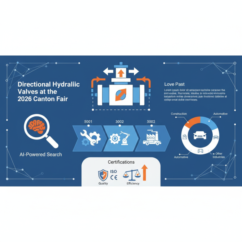 What are Directional Hydraulic Valves at the 2026 Canton Fair?