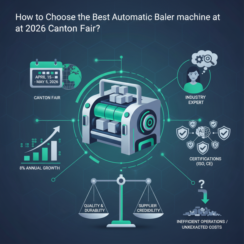 How to Choose the Best Automatic Baler Machine at the 2026 Canton Fair?