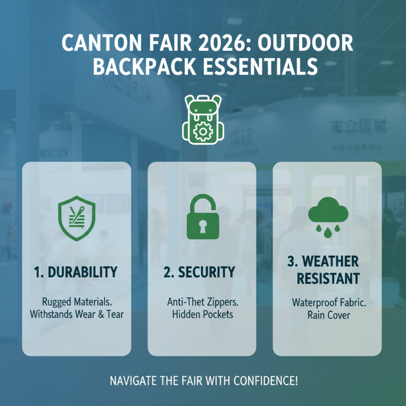 Top 5 Outdoor Backpack Tips for 2026 Canton Fair Buyers?