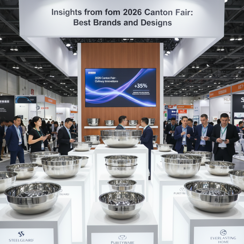 Discover the Best Big Stainless Steel Bowls at 2026 Canton Fair?