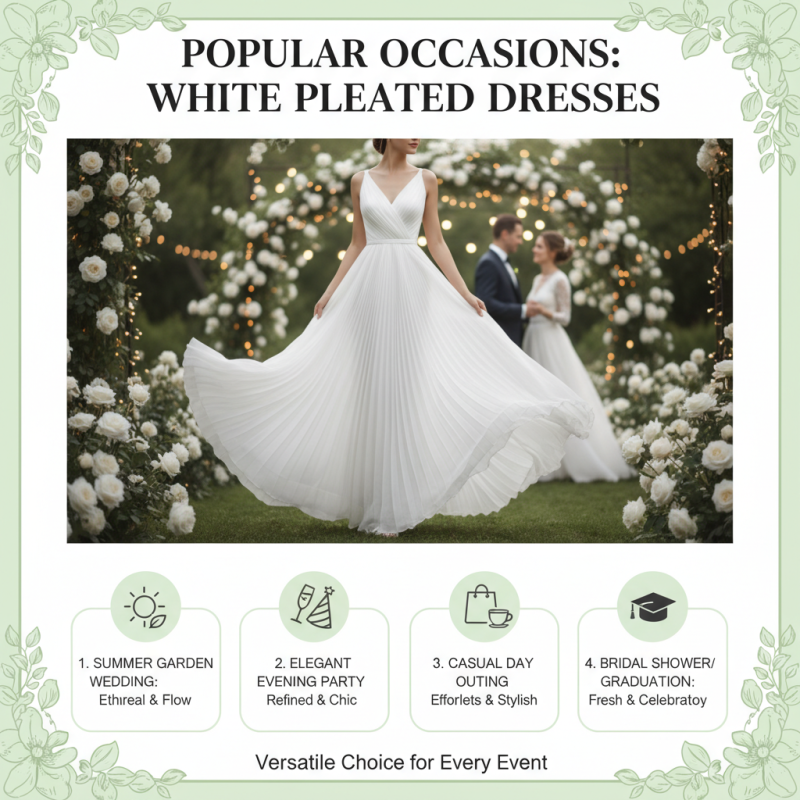 China Top White Pleated Dress Trends for Fashion Enthusiasts?